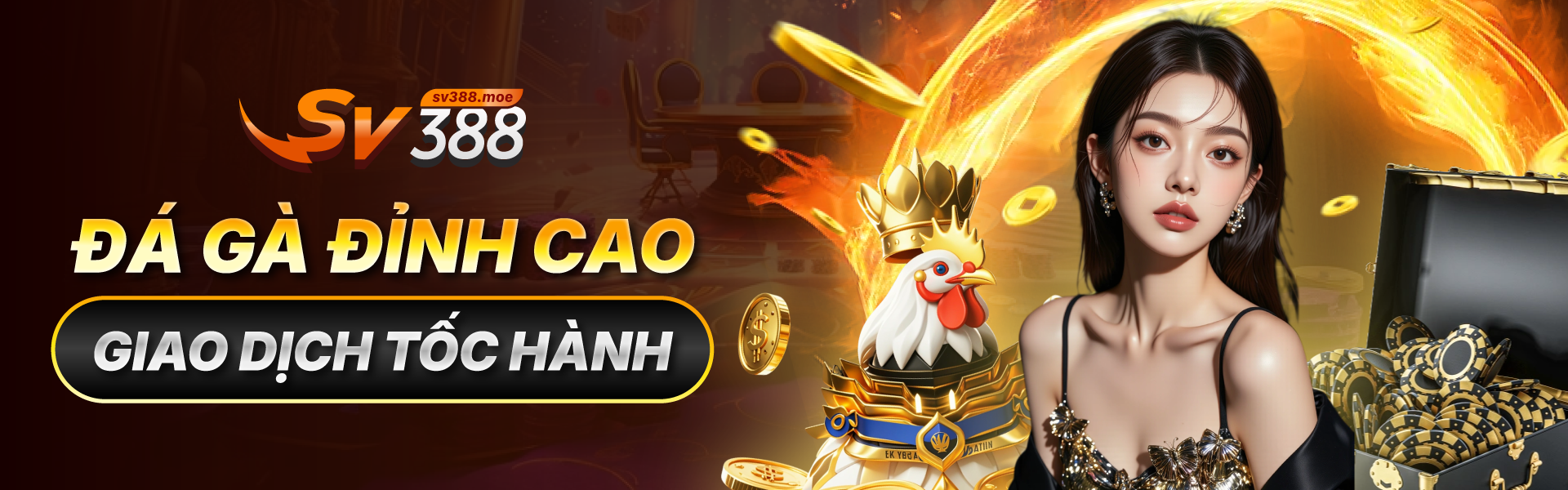 SV388 Nền Tảng Cá Cược Trực Tiếp Đá Gà Hàng Đầu Châu Á 1 Banner SV388 - Đá Gà Đỉnh Cao