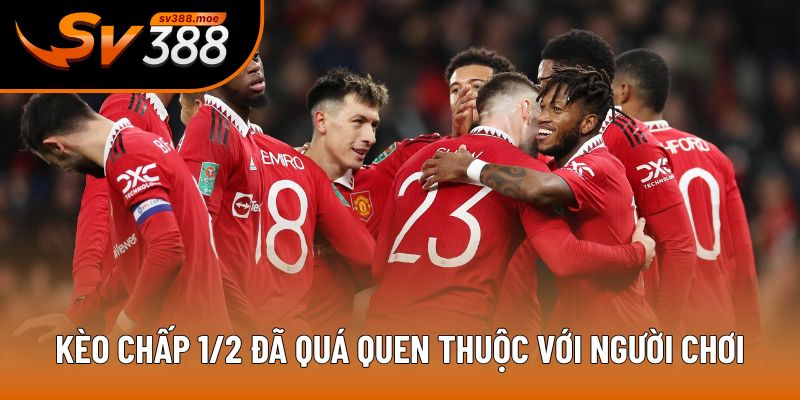 Kèo chấp 1/2 đã quá quen thuộc với người chơi
